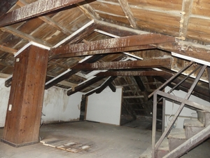 Vista del sottotetto